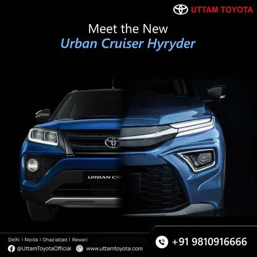 Introducing the all-new toyota urban cruiser hyryder