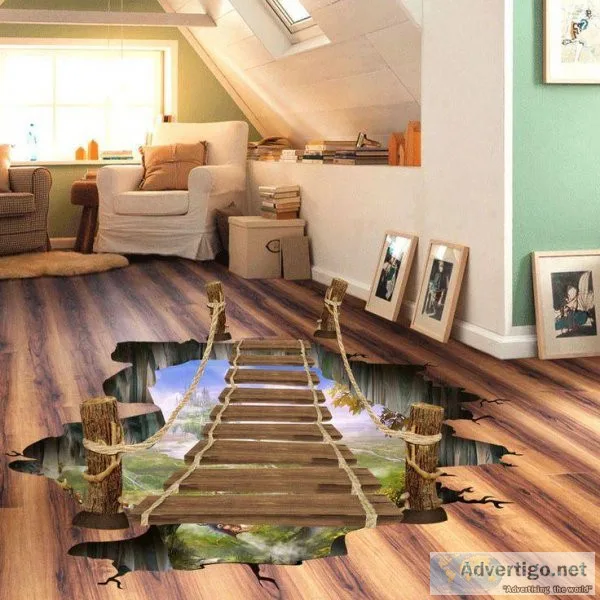 New 3D Large Floor and Wall Decal