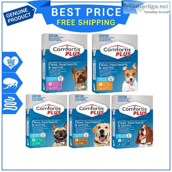 To treat and prevent fleas and worms in dogs use Comfortis Plus