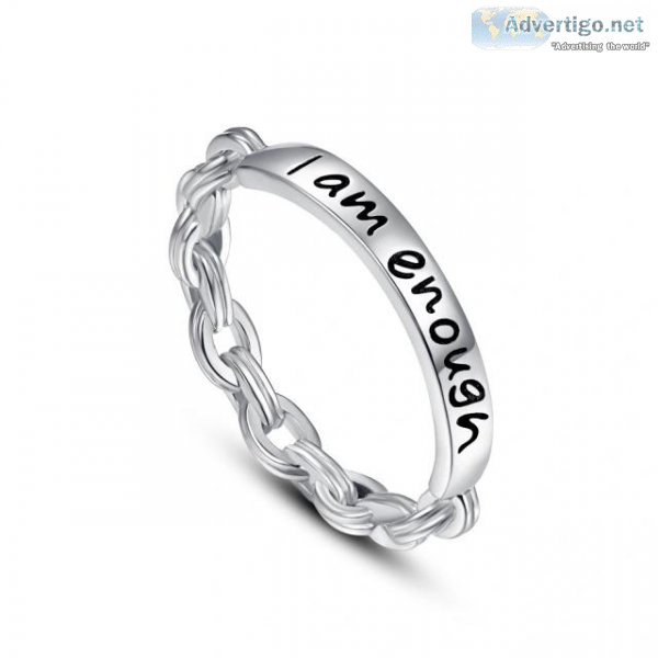 I am enough thumb ring
