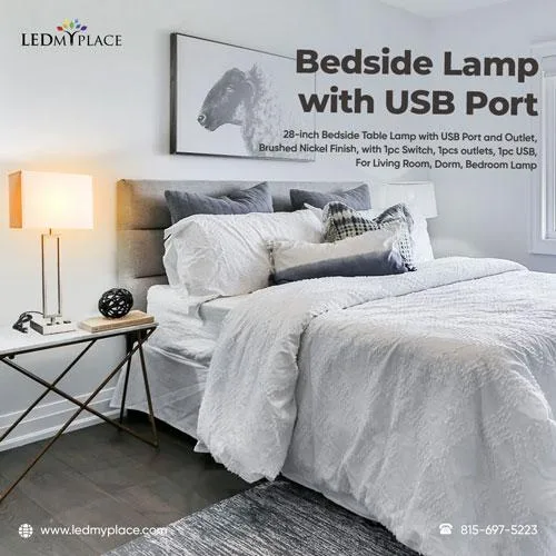 Buy a Bedside Lamp with USB Port That Adds Style to Your Room