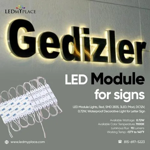 Buy LED Modules for Signs Offer Versatility and Durability