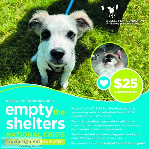 Empty the Shelters Pet Adoption Event