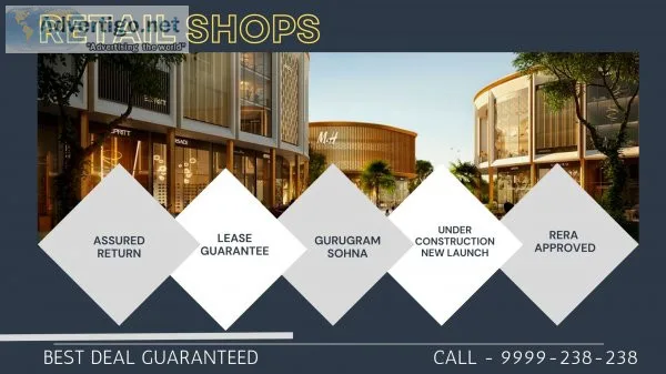 Commercial shops in gurgaon