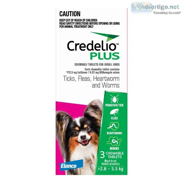 Credelio Plus  Fleas Worms and Heartworm  DiscountPetCare