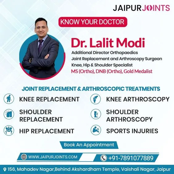 Consult dr. lalit modi additional director orthopaedics 