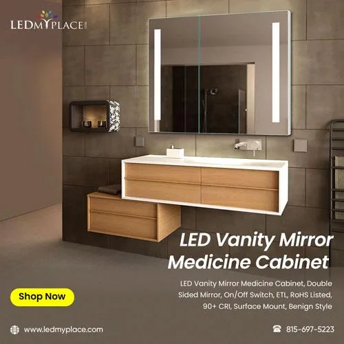 Get an Affordable LED Vanity Mirror Medicine Cabinet for Your Ba