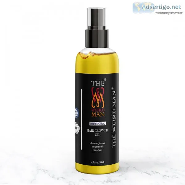 The weird man hair growth oil