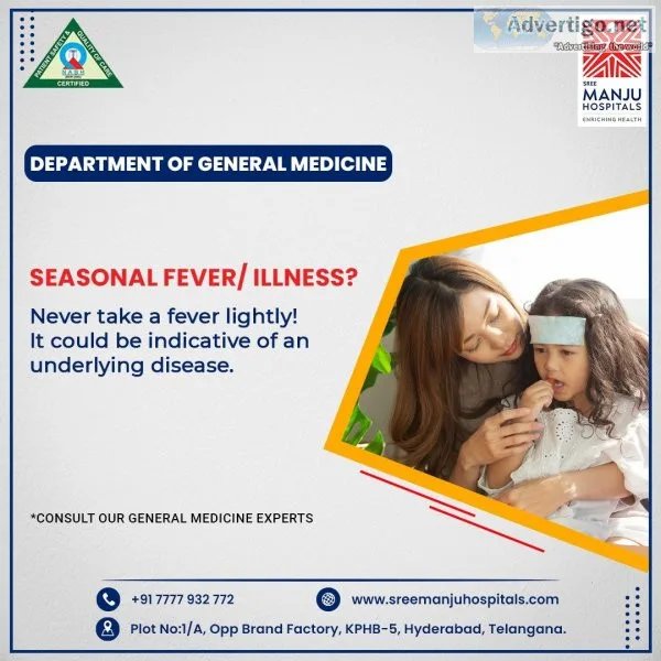 General medicine doctors in kukatpally - sree manju hospital