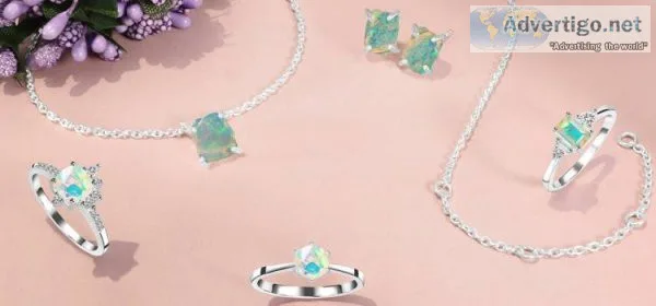 Opal and other gemstone jewelry at sagacia jewelry