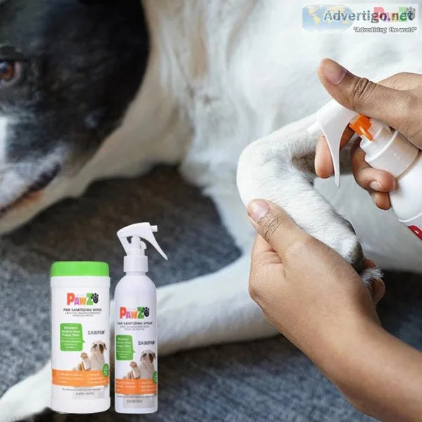 Buy Pawz SaniPaw Spray and Wipes Online