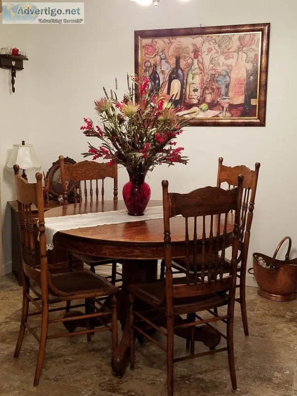 Antique Oak Dining Set