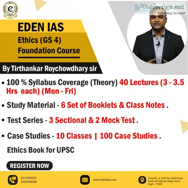 What is the best coaching institute for ethics gs 4?