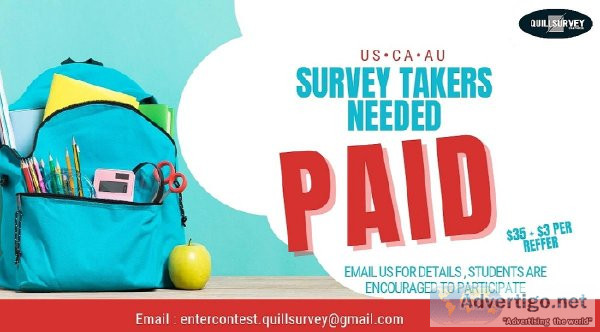 Survey Job  35  3 per reffer survey filling job