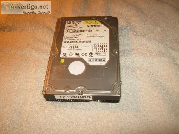NEW Western Digital WD1200 Enhanced IDE Hard Drive 120GB LBA 234