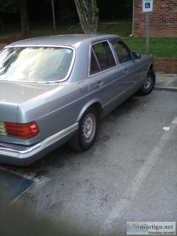 85 Mercedes needs a little work has new parts on and off price n