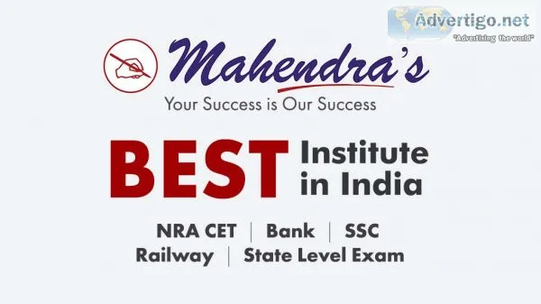 India s leading institute for competitive exams - Mahendra s