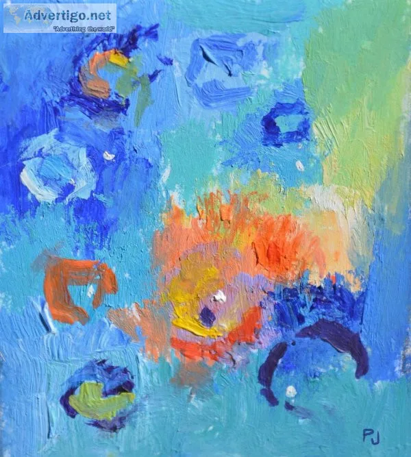 A Beautiful Conversation Explosion - Abstract Expressionist Prin
