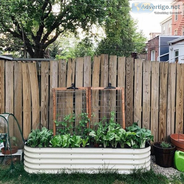 How is a metal garden planter good for plants