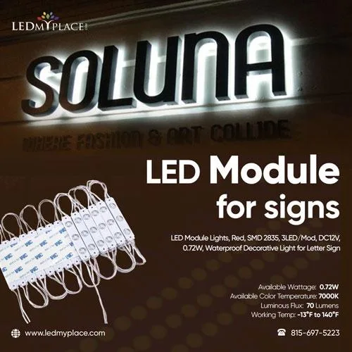 Order LED Modules for Signs and Save 50% Electricity Bill