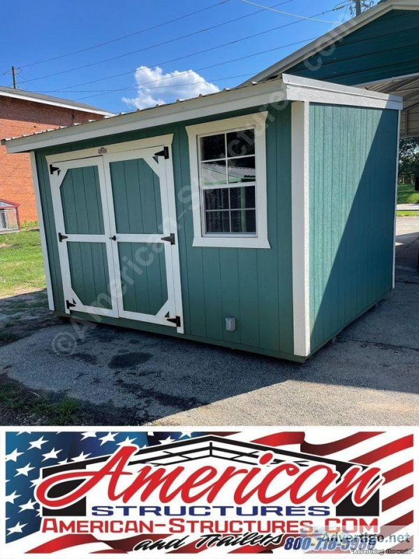 AMERICAN-STRUCTURES 10X12 GARDEN SHED IN STOCK