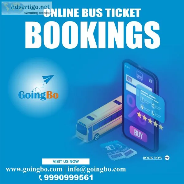 Greatest deal on online bus ticket booking - goingbo