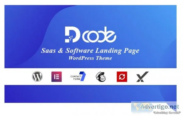 Modern wordpress theme designed for saaS