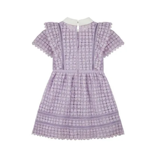 Lilac heart lace mini girl dresses online