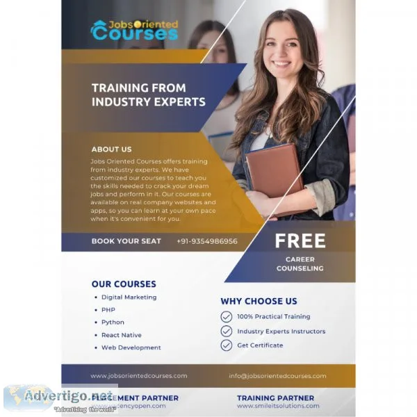 Jobs Oriented Courses Professional WordPress Web Development Cou