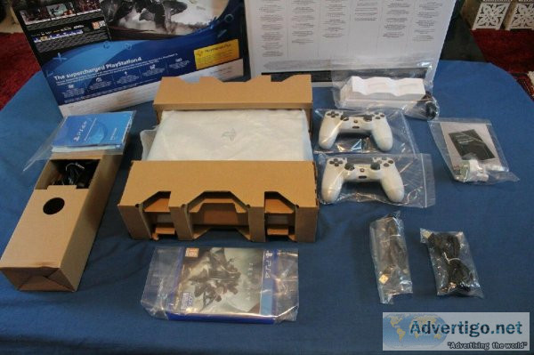 Playstation 4 Pro 1TB - Glacier White - 2 Controllers