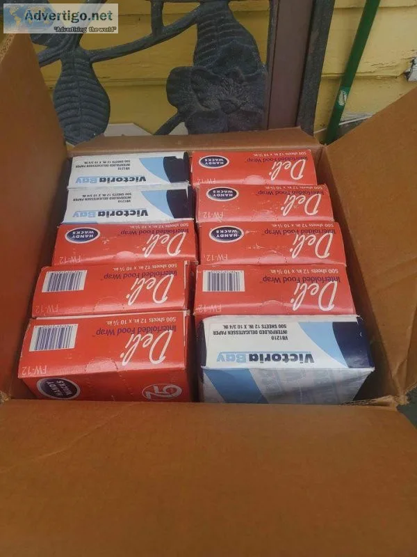 Box of Deli Wraps - Handy Wack 12x10