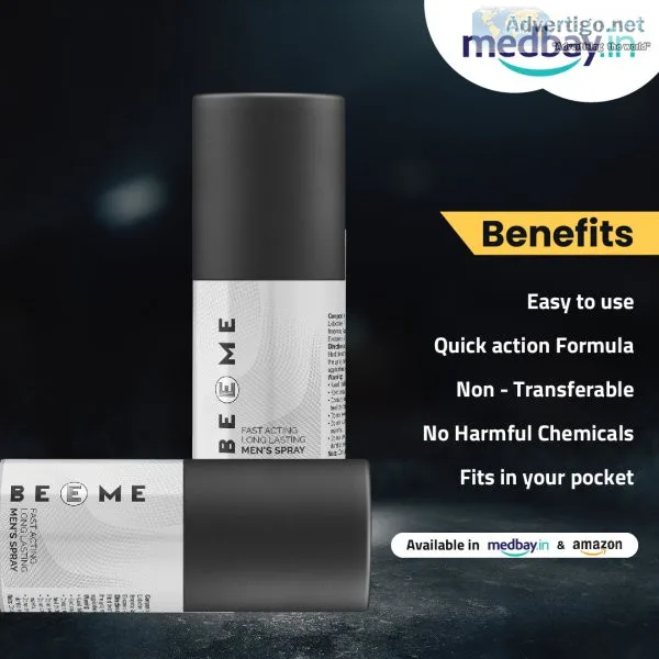 Beeme topical non-transferable spray for men