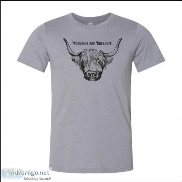 Best Mornings Are Bull T-Shirt  Ales To Trails