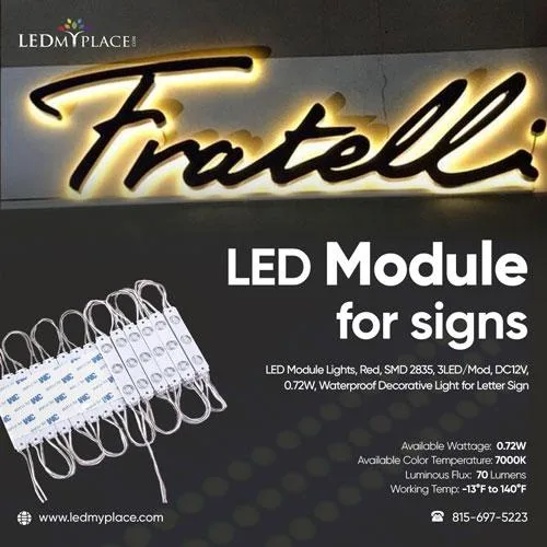 Shop Now LED Modules for Signs Offer Bright and Crisp Lighting