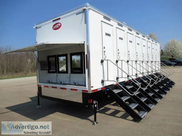 Get Portable Shower Trailer Rentals in Elk Grove