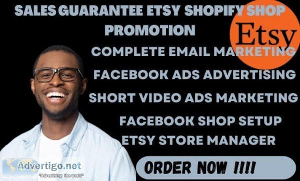 I will do etsy shop promotion etsy marketing etsy seo to rank yo