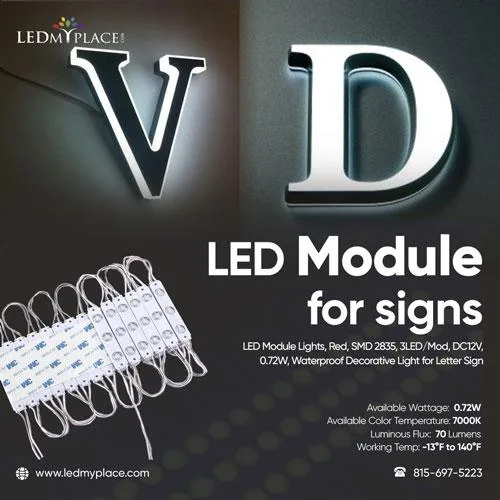 Get Attractive Signs Boards with LED Modules for Signs at a Chea