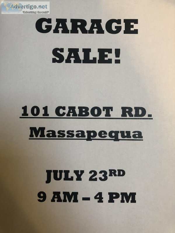 MASSAPEQUA garage sale