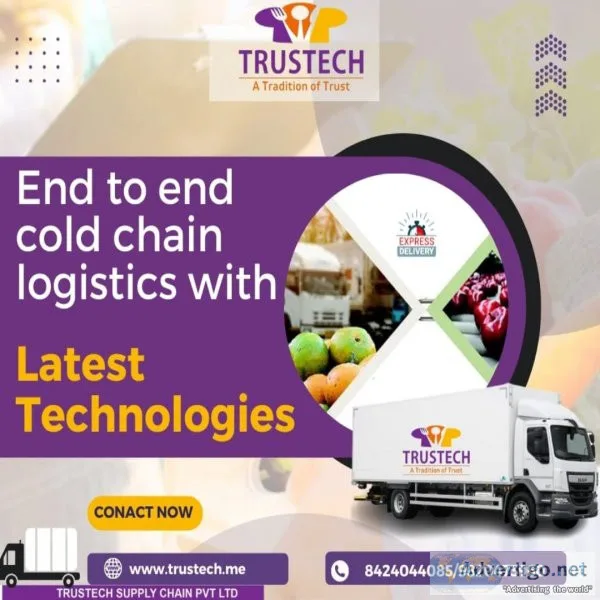Most trusted cold chain logistics company in india|trustech 