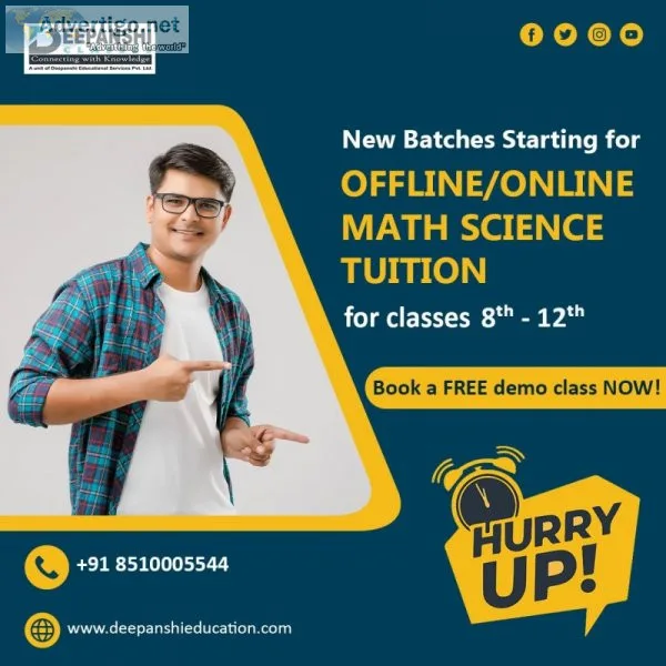 Maths tuition near me | deepanshi classes