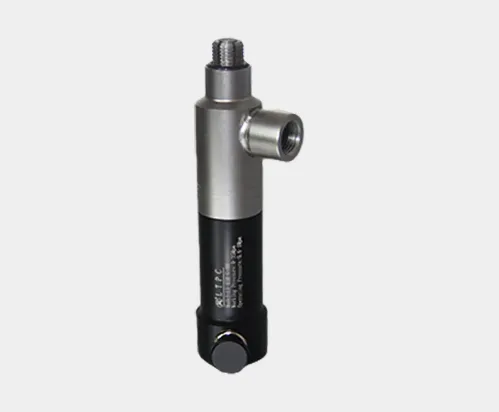 Quick test connector button type
