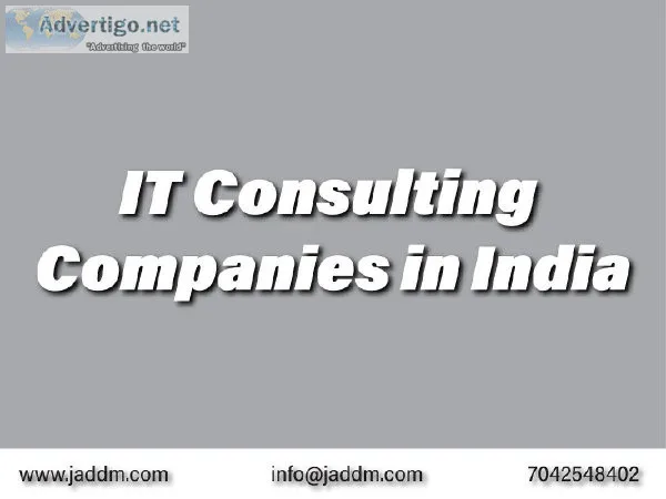 IT Consulting Companies in India