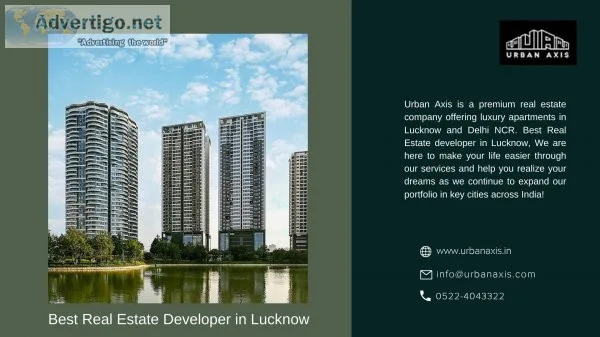Best real estate developer in lucknow - urban axis