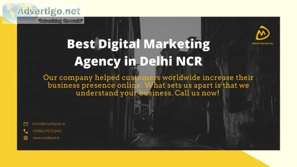 Best digital marketing agency in delhi ncr | modifyed digital
