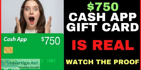 Sign up and receive 750 in your CashApp now