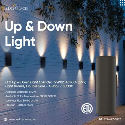 Get the Best Quality of UP and Down Lights from LEDMyplace