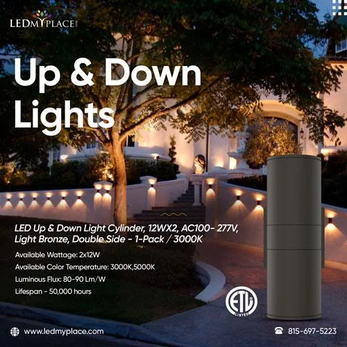 LEDMyplace Offers Up and Down Lights to Enhance Your Outdoor Lig