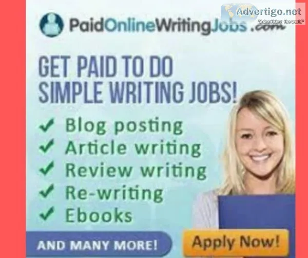 Simple Writing Jobs You Can Do Online