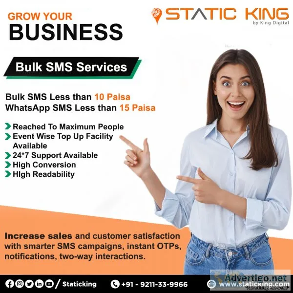 Bulk sms company in delhi