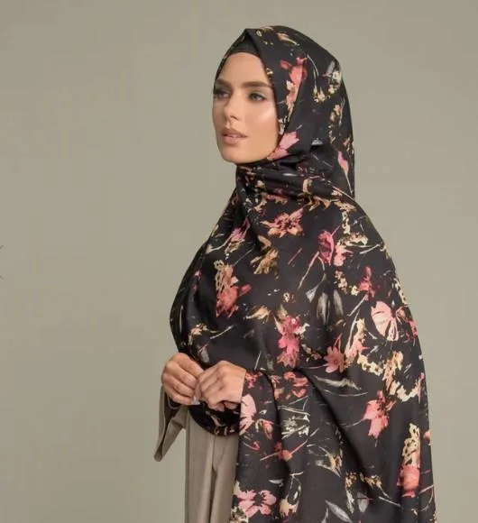 Buy Floral Print Hijab Online  Hijab Shop Online Store - Awra